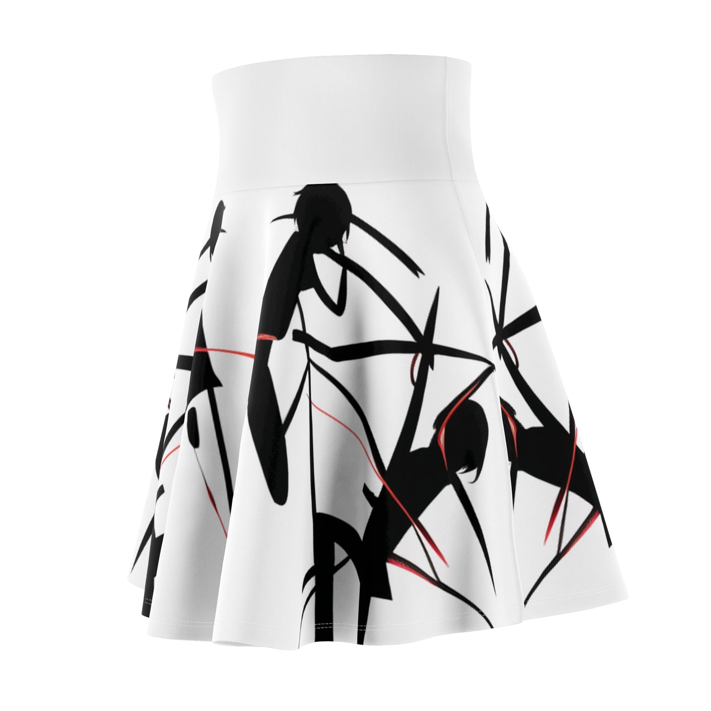 Bladed Warriors-Women's Skater Skirt (AOP)