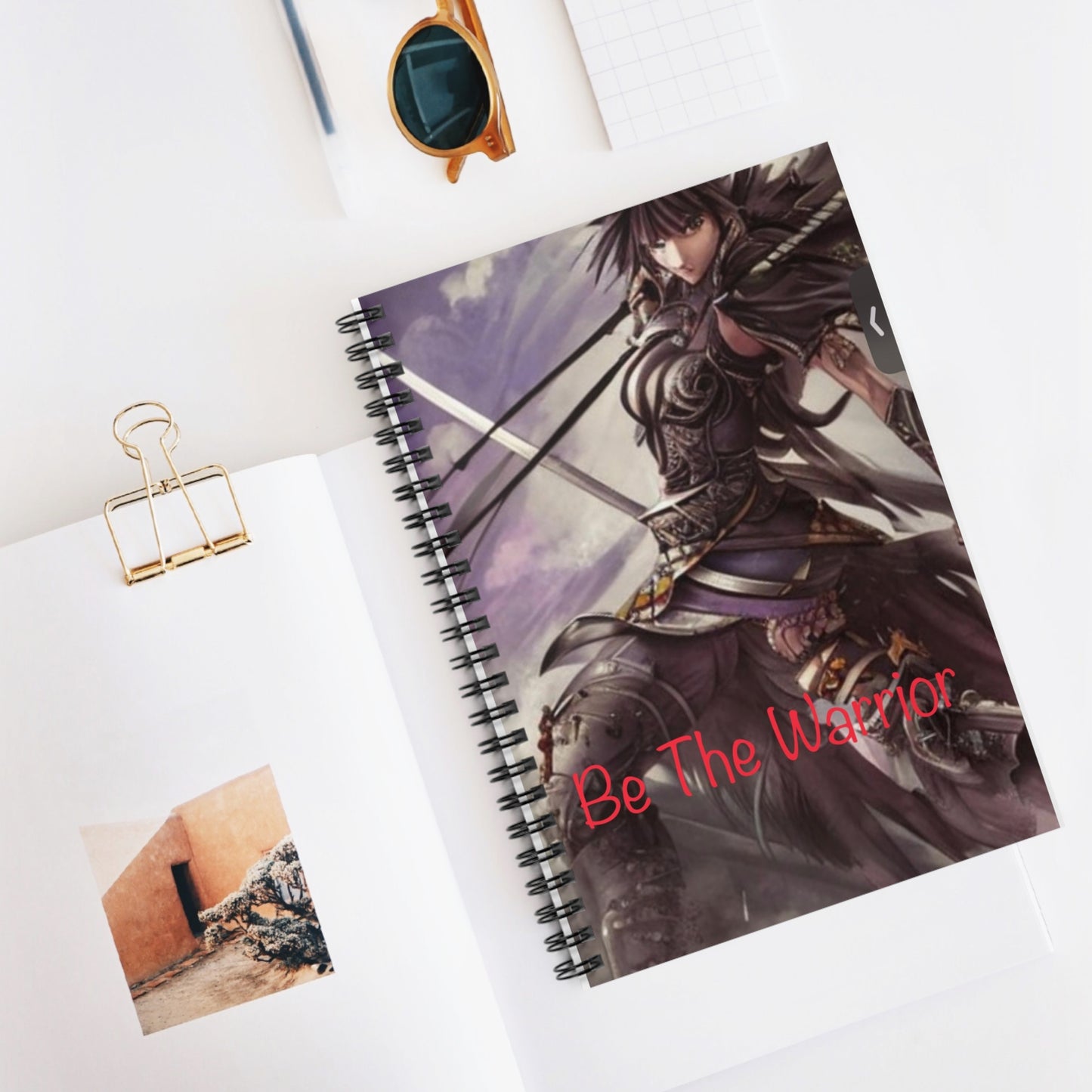 Be the Warrior-Spiral Notebook - Ruled Line