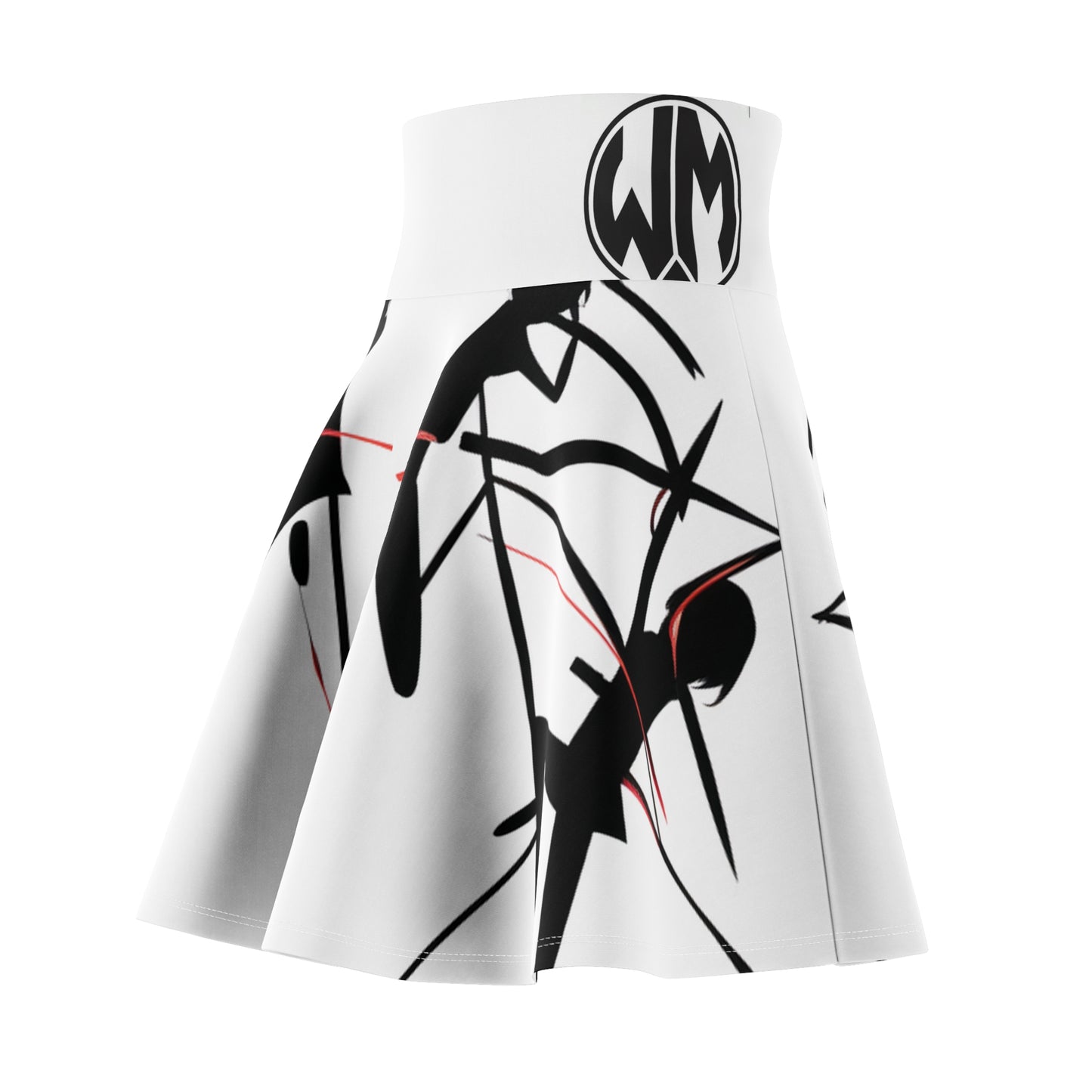 Bladed Warriors-Women's Skater Skirt (AOP)