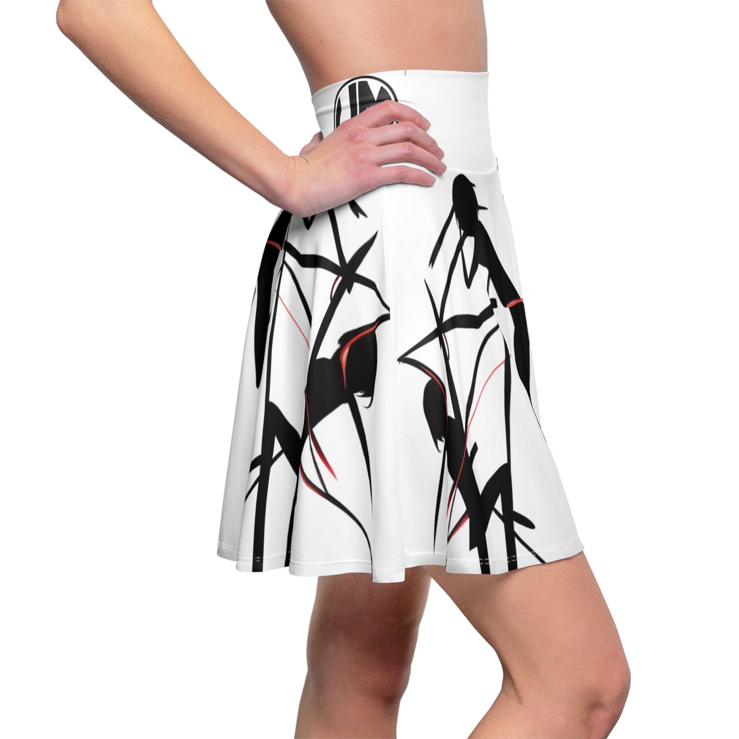 Bladed Warriors-Women's Skater Skirt (AOP)