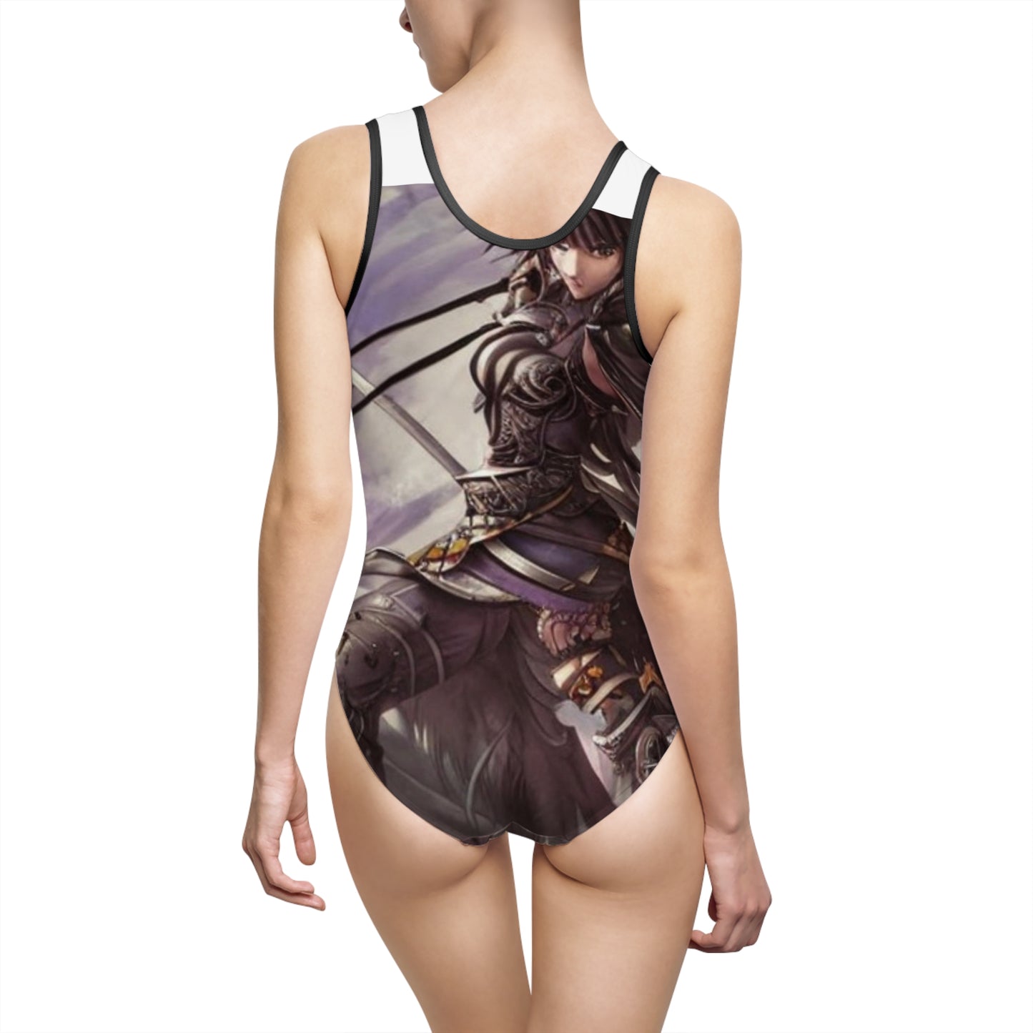 Be the Warrior-Women's Classic One-Piece Swimsuit (AOP)