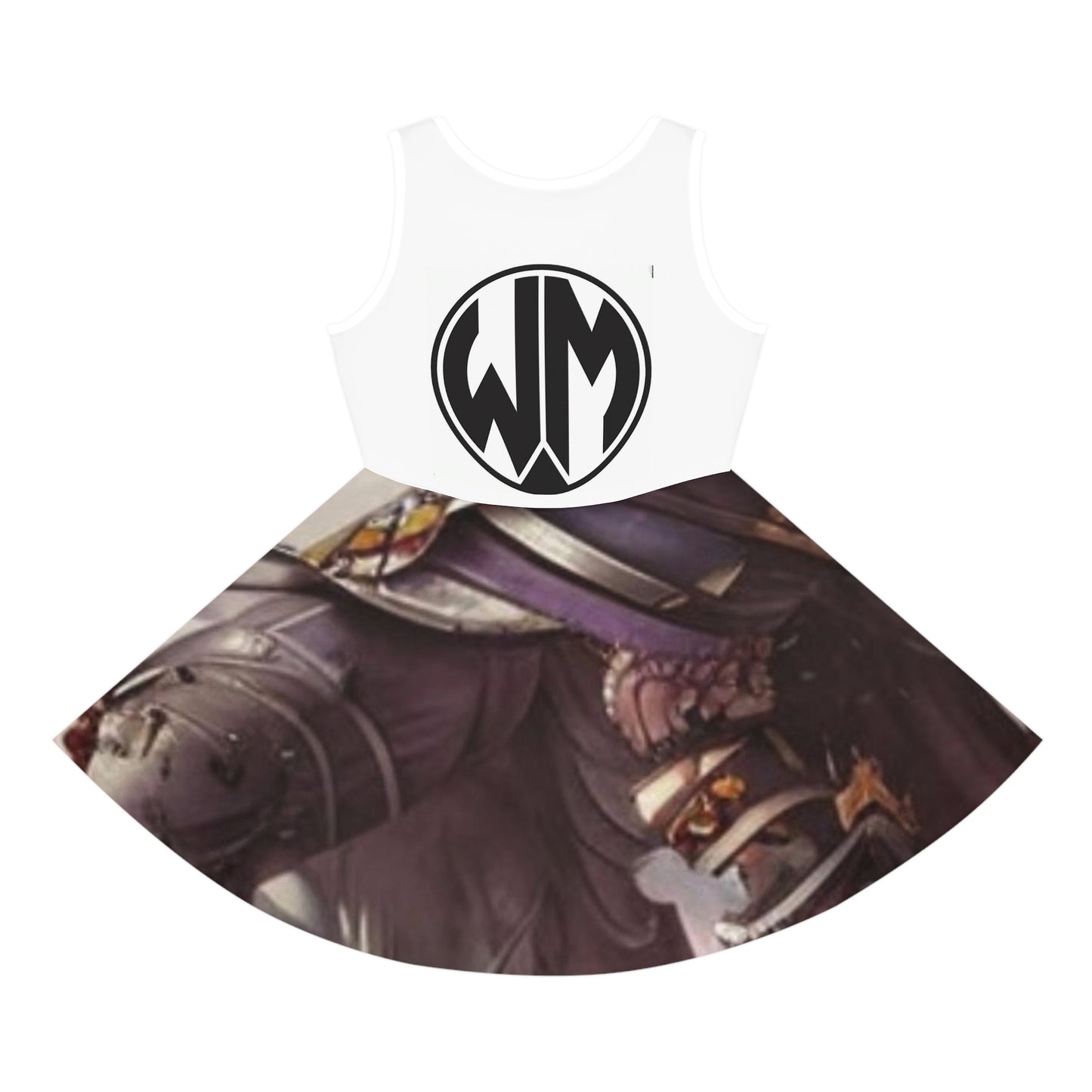 Be the Warrior Girls' Sleeveless Sundress (AOP)