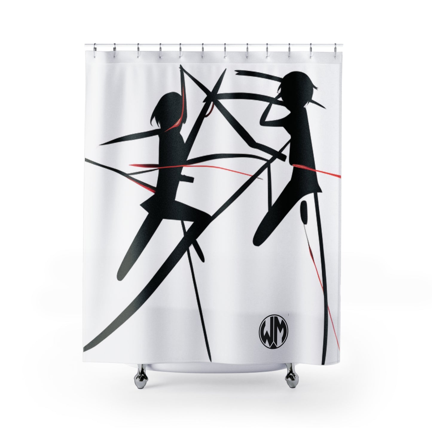 Bladed Warriors-Shower Curtains