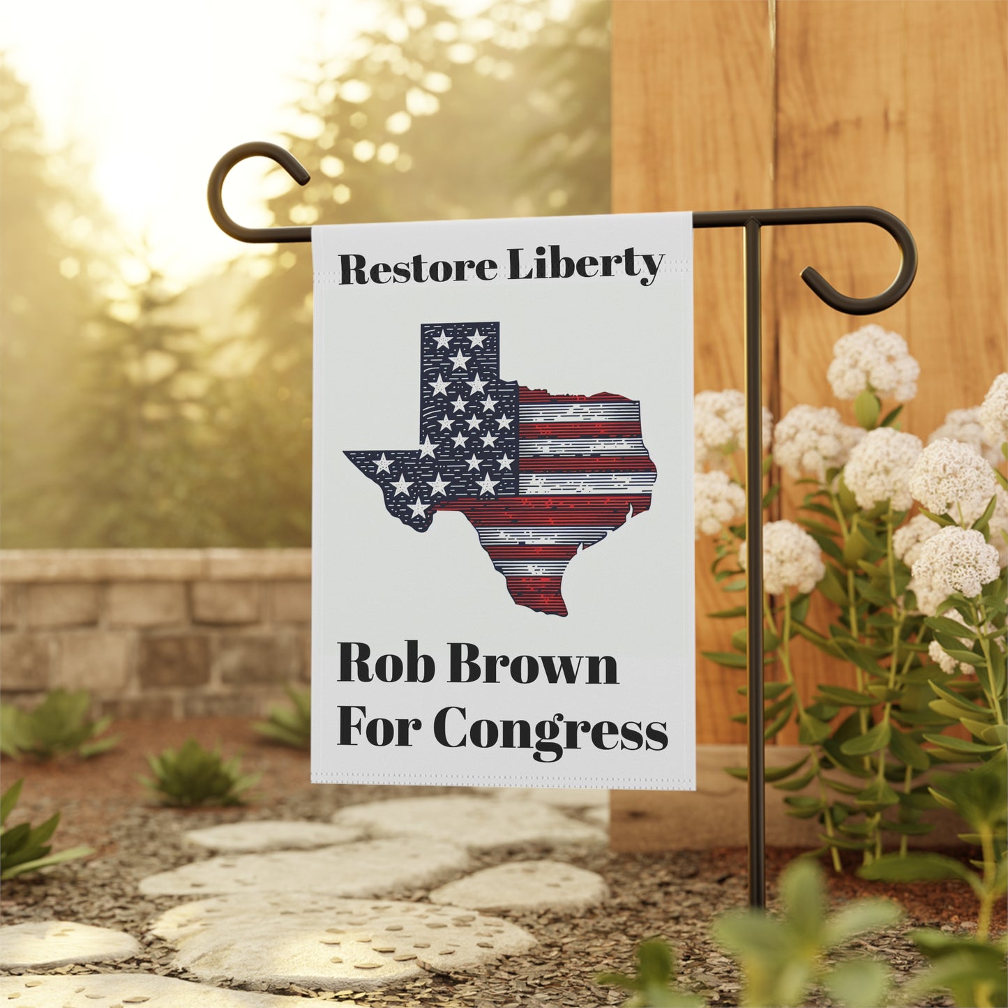 Brown for Texas Garden & House Banner