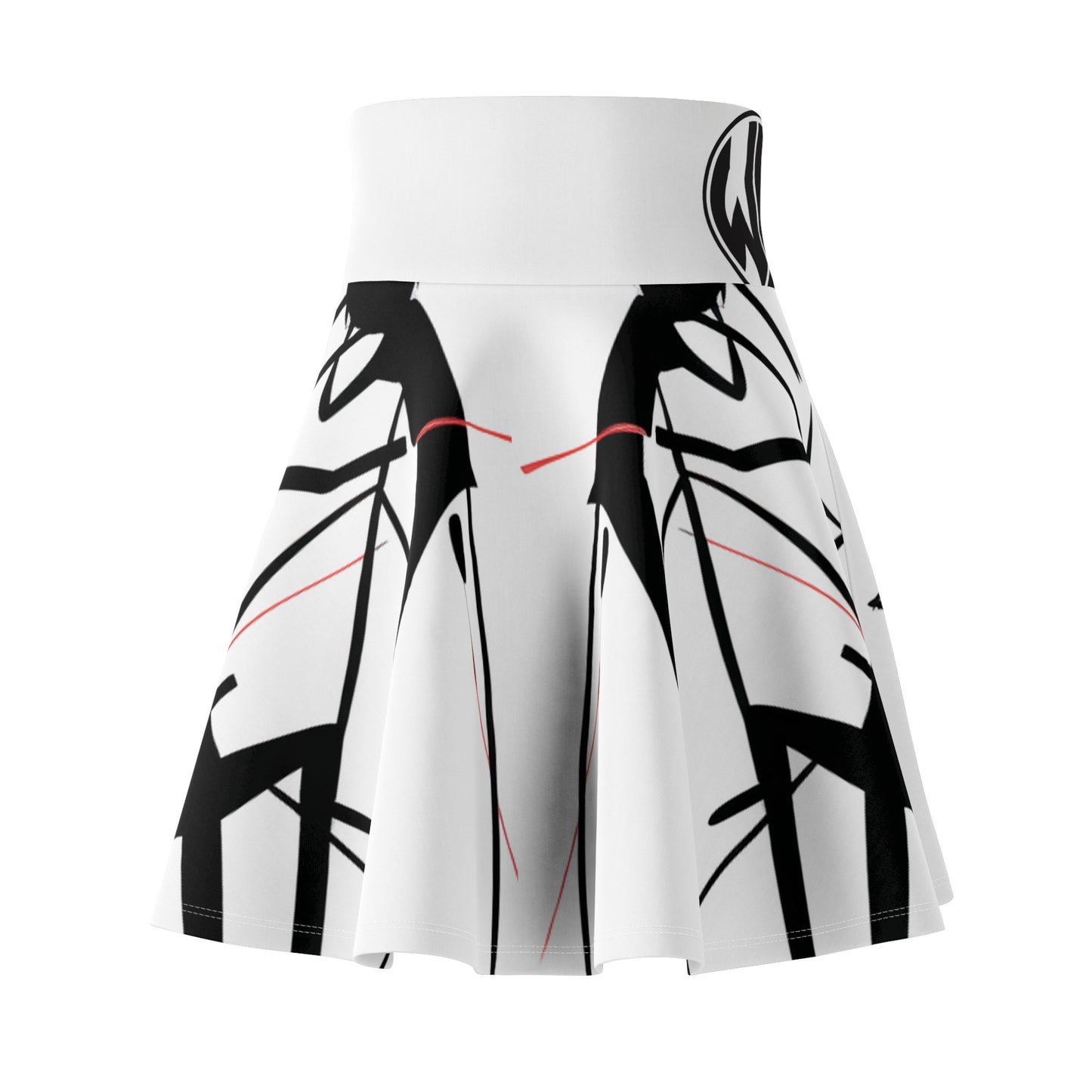 Bladed Warriors-Women's Skater Skirt (AOP)